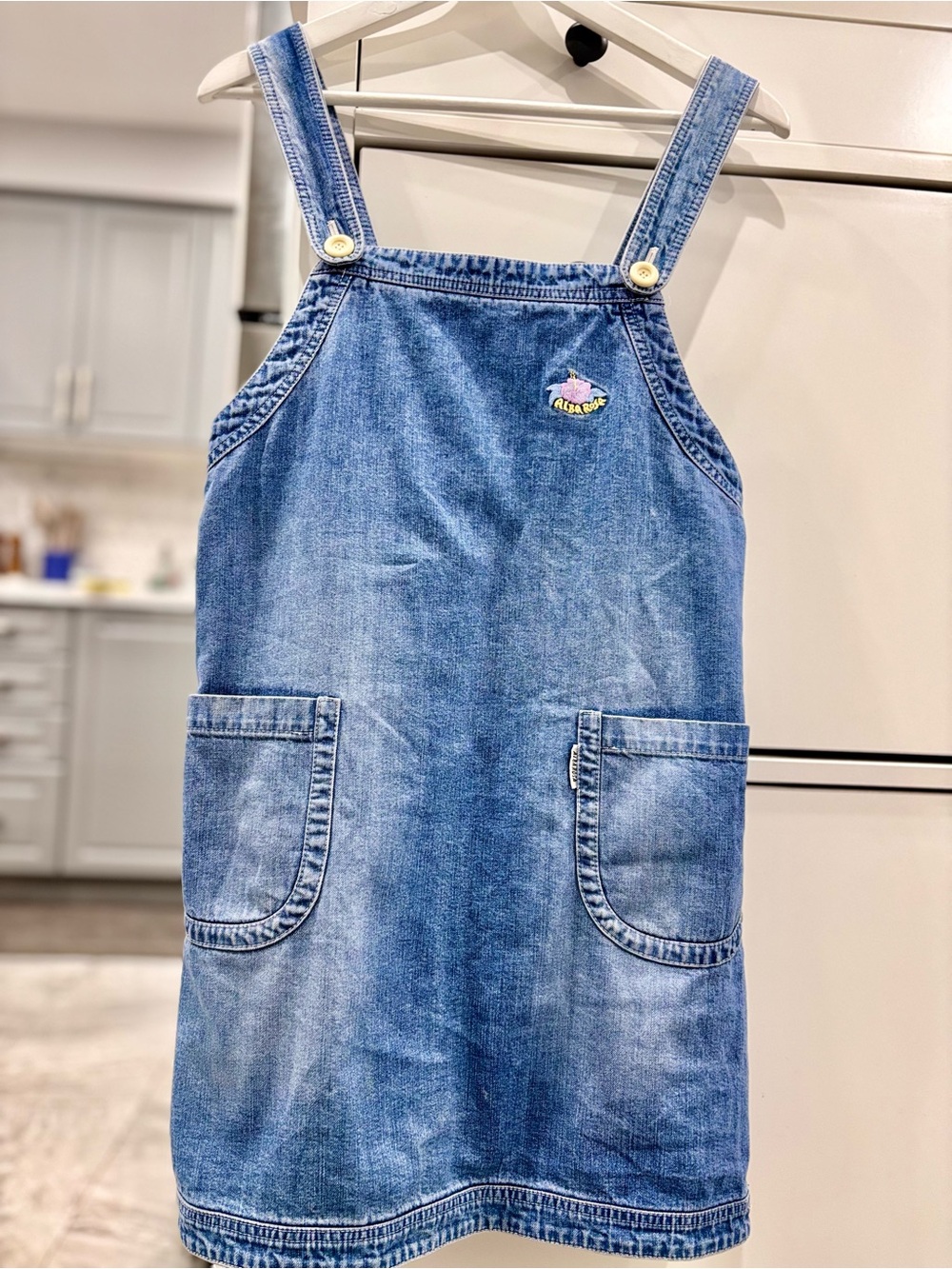 RARE VINTAGE Japanese brand ALBA ROSA Gyaru culture wrap around overalls